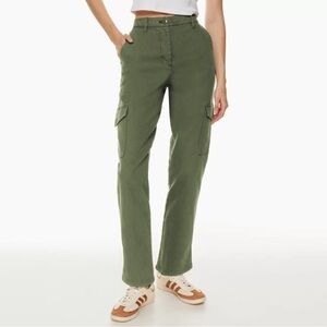 Aritzia Wilfred Free Modern Utility Cargo Pants - Green - Sz 0